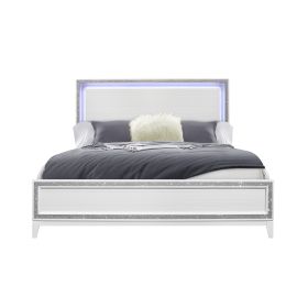 ALMERA GLITTER WHITE KING BED