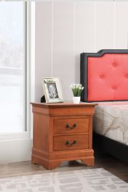 Elegant Oak Nightstand With Classic Design