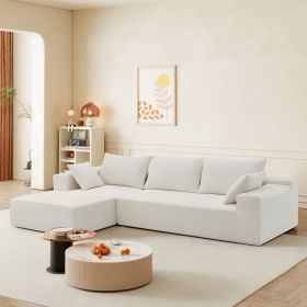 109*68" Modular Sectional Living Room Sofa Set, Modern Minimalist Style Couch, Upholstered Sleeper Sofa for Living Room, Bedroom, Salon