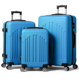 FCH Curved Vertical Stripe 3-in-1 Trolley Case - Royal Blue