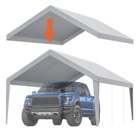 VEVOR Carport Replacement Canopy Cover 13 x 20 ft, Garage Top Tent Shelter Tarp Heavy-Duty Waterproof & UV Protected