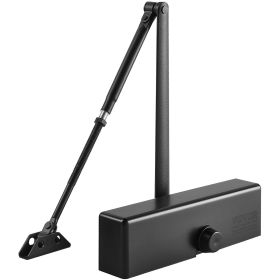 VEVOR Door Closer, Automatic Door Closer Commercial or Residential Use for Door Weights 265 Lbs (Color: Black, Load Capacity: 265 lbs)