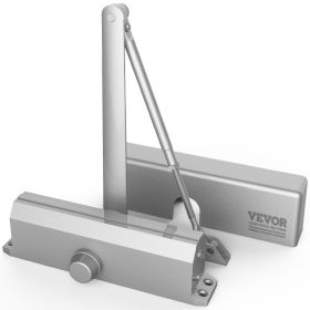 VEVOR Door Closer, Automatic Door Closer Commercial or Residential Use for Door Weights 265 Lbs (Color: Silver, Load Capacity: 265 lbs)